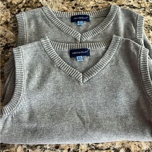 Andy &‎ Evan Classic Gray Knit Vest Set